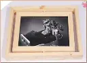 Two Stage Rotating Wooden Stand  
