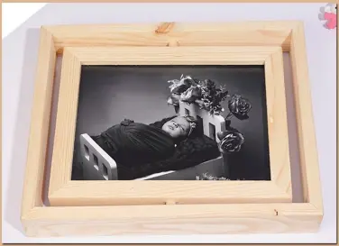 Two Stage Rotating Wooden Stand  